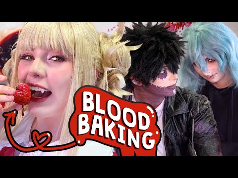 Toga's BLOOD Macarons?! | My Hero Academia [ Baking in Cosplay ]