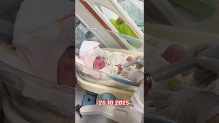 Our baby is born!!👶🏻💕2025.10.26 Linh Nhi sinh em bé Kẹo #shorts #newborn #funny
