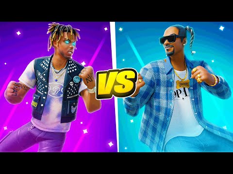 Juice WRLD vs SNOOP DOGG Challenge In Fortnite!