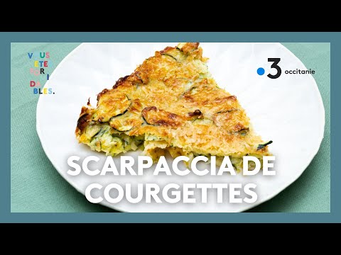 Recette pas chère - Scarpaccia de courgettes