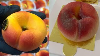 خوخ بريستيج🍑الحلوة المطلوبة بكثرة فكامل المناسبات🤩ورشة فواكه مجانية لأصحاب المشاريع💰💸تعلمي في دارك☺️