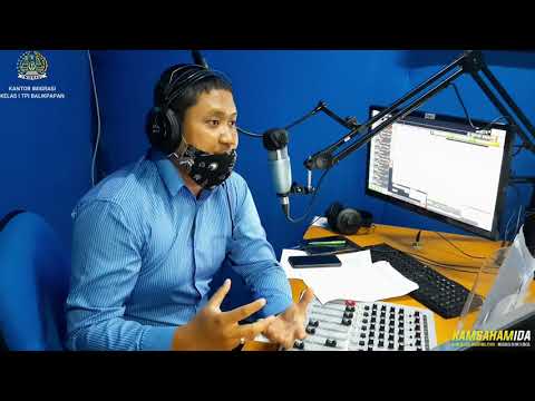 Talkshow melalui Radio KPFM Kota Balikpapan 95.4 FM