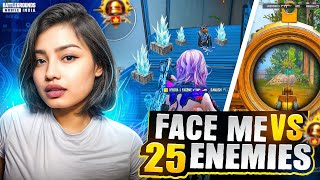 28 Solo Kills | FaceMe VS 7 Squads in Conqueror Lobby🔥| BGMI