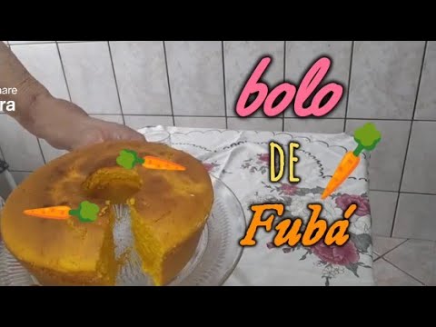 bolo de fubá com cenoura 🥕 vcs vão amar?!