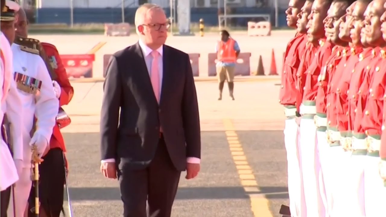PM Albanese lands in Fiji before heading to G7 Summit