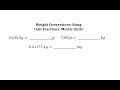 Metric Conversions and Unit Fractions