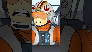 Luke Skywalker vs AT-AT | Empire Strikes Back #shorts #starwars #skywalker