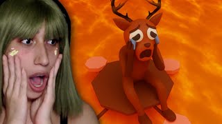 O MONSTRO de 99 NOITES na FLORESTA na PRISÂO de LAVA do BARRY | Roblox
