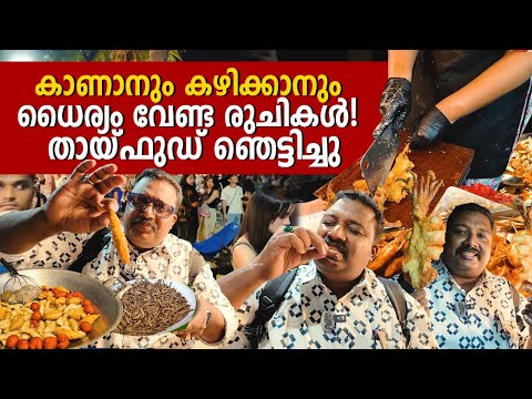 നാട്ടിൽ കിട്ടാത്ത വിഭവങ്ങൾ തേടി ഒരു യാത്ര  ഞെട്ടിക്കുന്ന അളവിൽ വ്യത്യസ്ത വിഭവങ്ങൾ Exotic Thai Foods