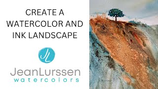 Watercolor & Ink - Textured Landscape