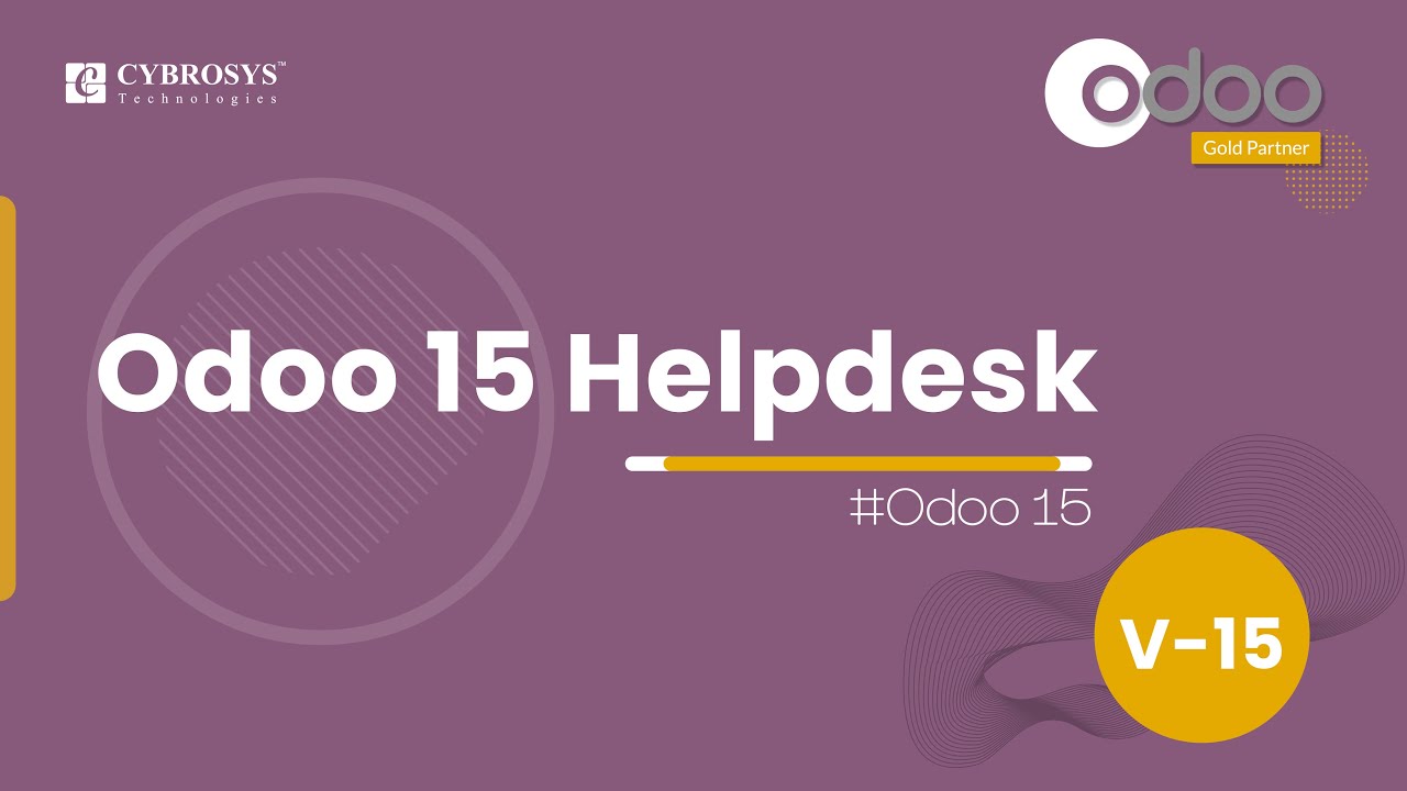 Odoo 15 Helpdesk | Odoo Functional Video | Odoo Enterprise Edition | 17.11.2021

A Helpdesk team is a group of employees who keenly work to answer the queries of customers. Any company that remains ...