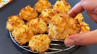 Rochers à la noix de coco 2 INGRÉDIENTS