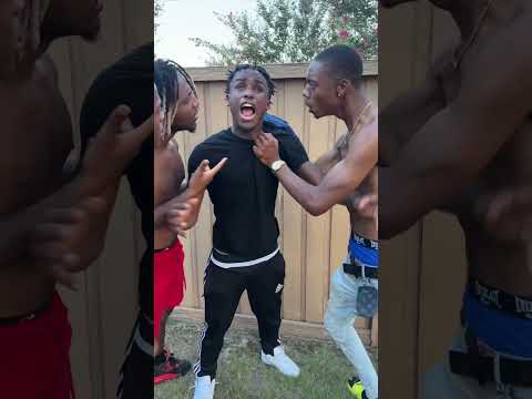 How dudes only act gangsta w/ 🔫😂😂 #shorts #funnymike #rucrew