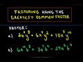 Exponents and GCF in Expressions