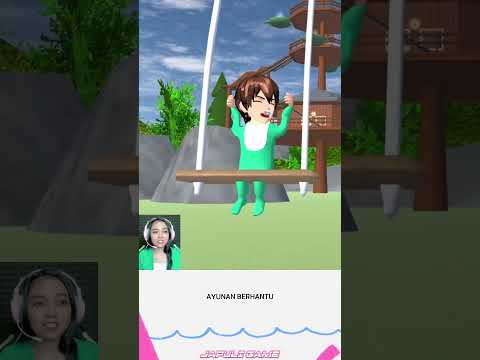 Yoga main ayunan malem sampe ditemenin HANTU #shorts #sakuraschoolsimulator