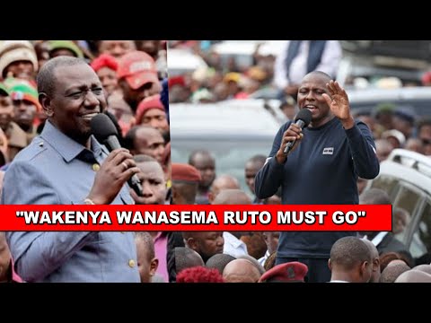 "WAKENYA WANASEMA RUTO MUST GO!" Ichungwa shocks Ruto in Vihiga after saying "RUTO MUST GO!"🔥