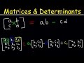 Finding Determinants of 2x2 and 3x3 Matrices
