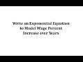 Understanding Exponential Growth in Hourly Wages