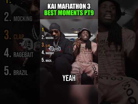 RANKING Best Kai Cenat MAFIATHON 3 Clips EVER!🏴‍☠️🖤 #shorts