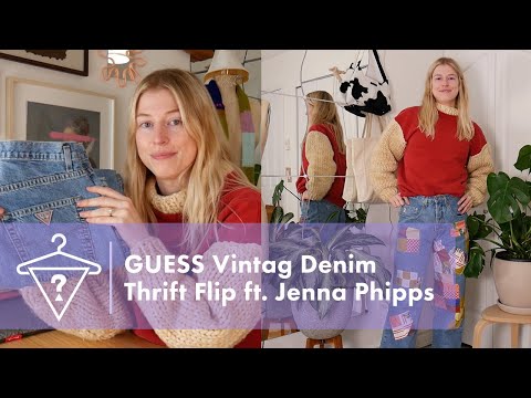 GUESS Vintage Denim Thrift Flip ft. @Jenna Phipps | #GUESSVintage #DIY