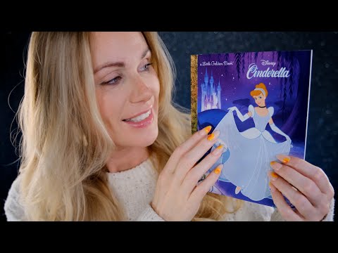 ASMR | DISNEY CINDERELLA STORY TELLING BOOK READING | Close-Up Deep Ear to Ear Breathy Whispers