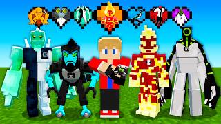 Consegui CORAÇÕES do OMNITRIX BEN 10 no Minecraft!