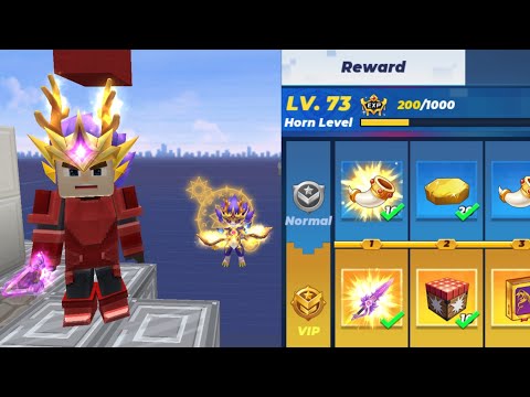 Omniscient Dragon Pet! Unlocking Season 49 BattlePass in BedWars! (Blockman Go)