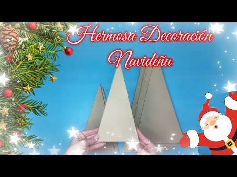 Descubre lo que puedes hacer con cartón y trozos de telas 🎄 Adornos navideños DIY