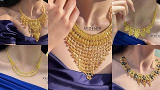 Latest gold necklace designs
