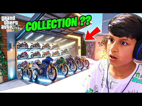 MAKING A BIKE COLLECTION FOR FRANKLIN IN GTA 5 😍