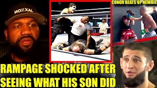 Rampage JACKSON's son in BIG trouble as he almost K!lld a Pro-Wrestler,Conor beats up newbie,Khamzat