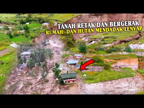 FENOMENA MENGERIKAN!! WARGA HEBOH SAAT TANAH BERGERAK TELAN PULUHAN RUMAH DAN HUTAN SEKEJAP!!