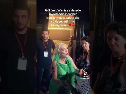 GÜLLÜ NÜN KONSER DE OKUMADIĞI ŞARKIYI DIŞARIDA OKUDU