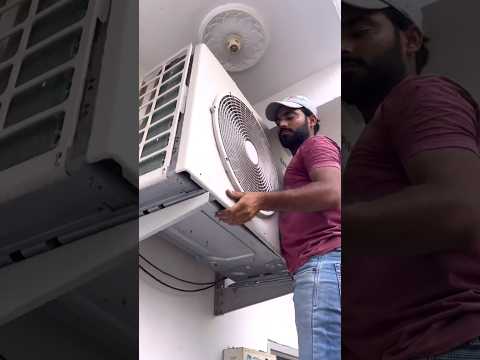AC को फ्री मे ठीक करे #shorts #short #electricsciencetrick