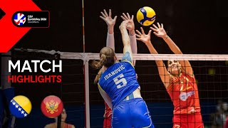 Match Highlights I BIH vs MNE I CEV EuroVolley 2026 Women Qualifiers