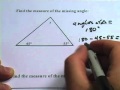 Calculating Angle Measures in Triangles and Quadrilaterals