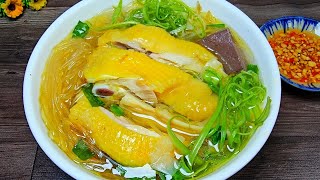cách nấu MIẾNG MĂNG GÀ -  Miếng Gà Măng Khô ngọt thịt nước lèo đậm đà 