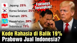 Hanya Prabowo & Trump Yang Tahu! Kode Rahasia di Balik Tarif 19%, Bikin Merinding