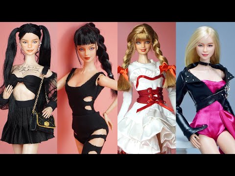 Barbie Doll Makeover ~ Before and After ~ 40 DIY Miniature Ideas for Barbie