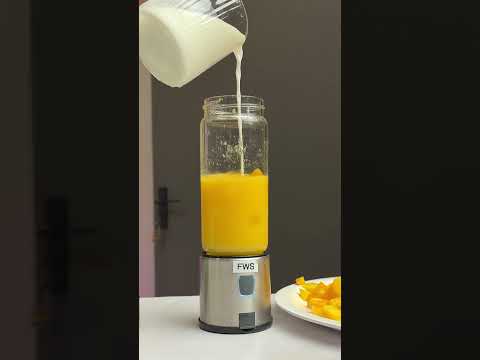 Mango Shake In 30 Seconds !!