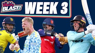 Mousley & Roy Half-Centuries | Mohammad Amir Wickets | Vitality Blast Highlights Show | Episode 3