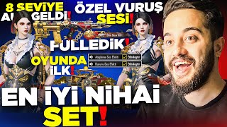 OYUNDA İLK! VURUŞ SESLİ 8 SEVİYE AUG ve YENİ NİHAİ SET! EFFFFSANE! PUBG Mobile