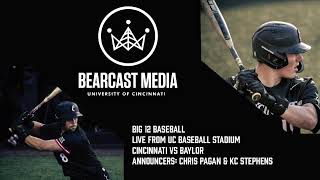 Cincinnati vs Baylor | Big 12 Baseball | AUDIO ONLY