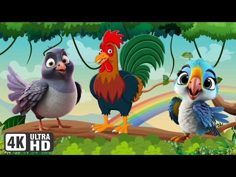 Beauty of Animals: Parrot, Rooster, Pigeon, Flamingo, Pheasant - Animal Moment