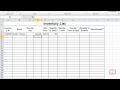 Excel 2010: Inserting Columns and Rows