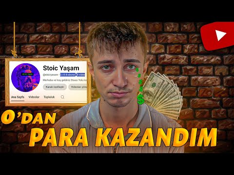 Kanıtladım! Sıfırdan Youtube Kanalı Açtım Ve... (Youtube'dan Para Kazanma)