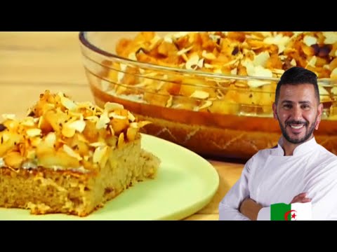 كيك بالتفاح والقرفة لـ الشاف فارس ولا ارووع Cake au pomme Chef Fares