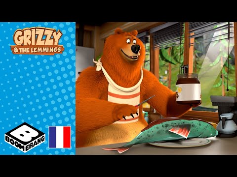 Ours intelligent 🧸⚯ | Compilation Grizzy et les Lemmings | Dessin animé pour enfants | @boomerangFR