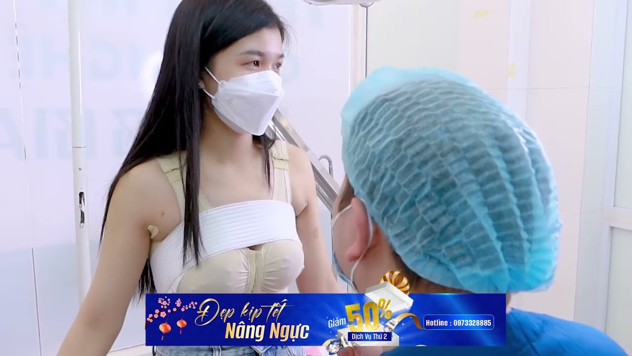 [Hướng dẫn] Mặc áo định hình đúng cách sau nâng ngực: Ngực nhanh vào form