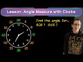 Understanding Angles on an Analog Clock